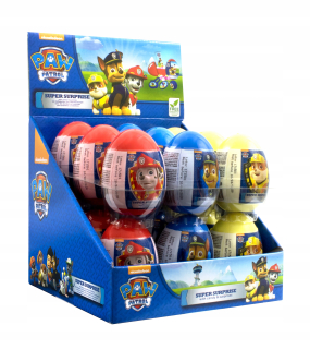 Vajcia Plastic Surprise Dog Patrol 18 ks