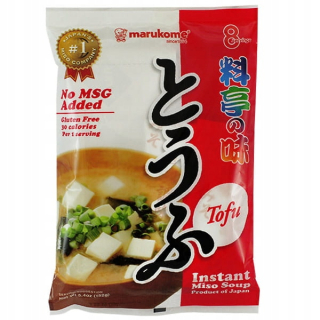 Japonska kuchyňa - Japonsko Instant Miso Liquid Soup s Tofu 8 Servírovanie