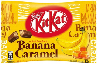 Japonska kuchyňa - Japonský Kitkat banán a karamel 12ks. 120g