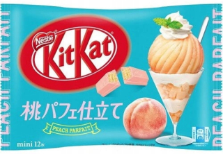 Japonska kuchyňa - Japonský Kitkat Peach Zmrzlina, 12ks 119 g