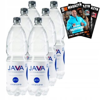 Java Prírodná voda Alkalická voda 6 x 1500 ml