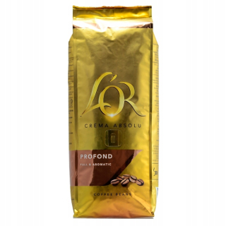 Zrnková káva - JDE L'or crema absolu Profond kávové zrná 500g