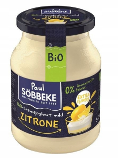 Citrón jogurt (7,5% tuku v mlieku) bio 500
