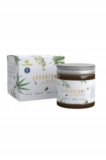 CBD - Jogurt Telo Hemp pena s CBD Hemking
