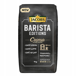 Zrnková káva - Jacobs Barista Crema 1kg zrnková káva