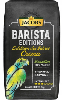Zrnková káva -  Jacobs Barista Crema Brasilien Coffee Grain 1kg