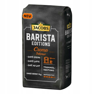 Zrnková káva - Jacobs Barista Crema Intenzívna Káva Obilie 1KG