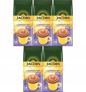 Cappuccino - Kapučíno - Jacobs Cappuccino Milka Vanilia 5x 500g Set