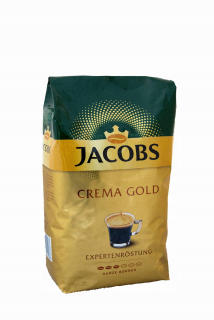 Zrnková káva -  Jacobs Crema Gold Coffee Beans 1000g