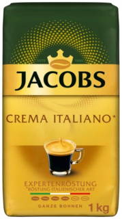 Zrnková káva -  Jacobs Crema Italiano Coffee Grain 1kg