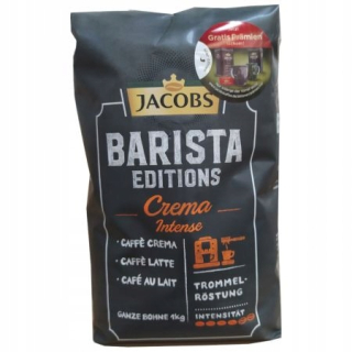 Zrnková káva - Kávové zrná Jacobs Barista Crema Intensa 1kg