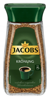 Instantná káva -  Instantná káva Jacobs Kronung, dóza 200 g