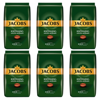 Zrnková káva - Jacobs Kronung Kit 6ks X500g Granist FV / DE