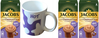 Cappuccino - Kapučíno - Jacobs Milka Choco Cappuccino 24 ks + 1 hrnček