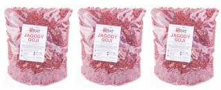 Sušené ovocie - Goji bobule 3kg - sušená slnečná vysoká kvalita
