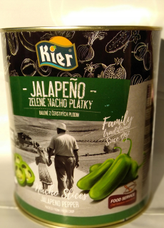 Mexická kuchyňa - Jalapeno krúžky Pepper Zielona 3L / 1600g