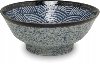 Japonská miska pre Ramen Japonská vlna Ø 22 cm H 9