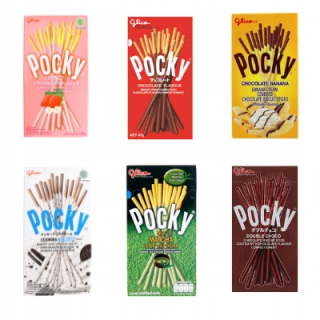 Japonské PocKY Fingers Set 6 Flavors