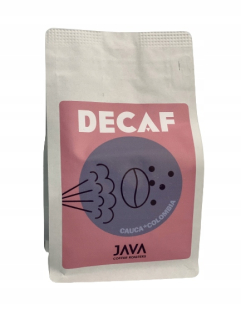 Káva bez kofeínu -  Java Kolumbia Cauca Coffee 250g Decaf Grain