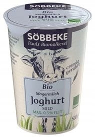 Prírodný jogurt Max 0,3% tuku v biom - s mlieko