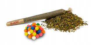 CBD - Spoločné Twist blank sucho CBD 18% Bubba Kush 10ks