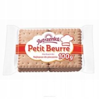 Jutrzenka Herbatn Petit Beurre 100g-28ks