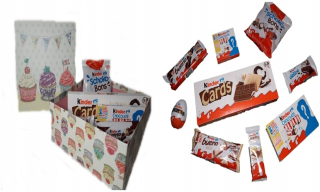 K1 Pack s sladkosťami Kinder darček pre deti