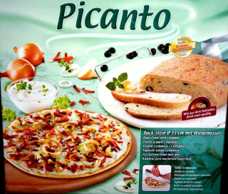 Pizza Stone + Picano Knife Dr. OETKER