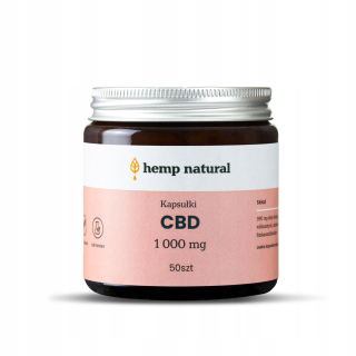 CBD - COPSULES OBSAHUJÚ CBD 10% - 1000 mg - 50 ks
