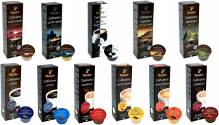 Kávové kapsule - Tchibo Cafissimo Kapsuly Káva Set 11x10 Set