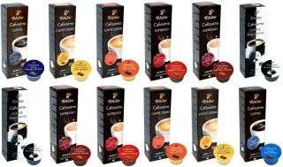 Kávové kapsule - Tchibo Cafissimo Kapsuly Káva Set 12x10 Set