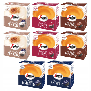 Kávové kapsule - Kapsuly pre DOLCE GUSTO SET SEGAFREDO 8X10PC