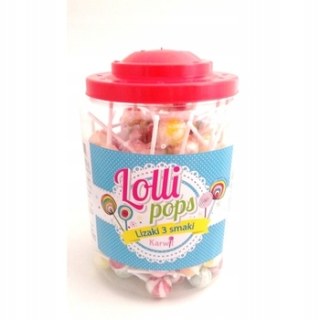 Karwit Lollipops Cream Fruit Tube 150 ks.