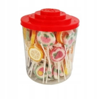 Kwitwit Mix Pattern Lollipops s ovocnými chuťou