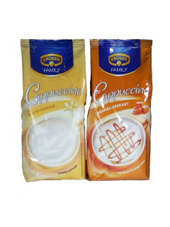 Cappuccino - Kapučíno - Káva Cappoccino Kruger vanilka Karmel Set 2 OP