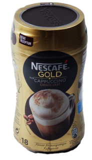 Cappuccino - Kapučíno - Káva CAPPUCCINO NESCAFE CREMIG ZART z Nemecka 250g
