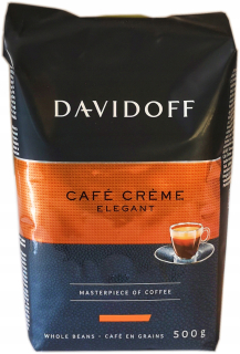 Zrnková káva -  Káva Davidoft Cafe Crema Elegant Grainy 500g