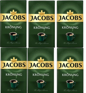 Káva mletá -  JACOBS KRONUNG KÁVA ZEMNÁ 500G x 6