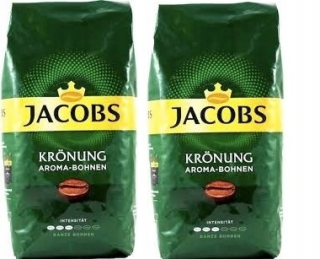 Zrnková káva - Káva Jacobs Kronung Granist 1kg 500 g x 2 ks