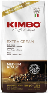 Zrnková káva -  KIMBO KÁVA EXTRA KRÉMOVÉ ZRNKY 1 KG