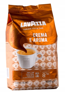 Zrnková káva - KÁVA LAVAZZA CREMA E AROMA 1 KG BEANS ČERSTVÉ