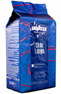 Zrnková káva - Káva Lavazza Crema E Aroma Espresso Blue 1 kg NOVINKA