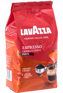 Zrnková káva - KÁVA KÁVA LAVAZZA CREMA E GUSTO FORTE 1 KG