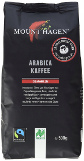 Káva mletá - Mleté kávu Arabica 100% Fair Trade Mount HAGEN