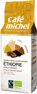 Káva bez kofeínu -  MLETÁ KÁVA ARABICA MOKA SIDAMO ETIOPIA BIO 250g