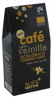 Káva mletá -  ZEMNÁ KÁVA ARABICA / ROBUSTA S VANILKOVÝM VEĽTRHÝM OBCHODOM