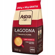 Káva mletá - Astra mletá káva Mierne 250g + 50g 5ks x 8,90 PLN