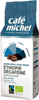 Káva mletá -  ZEMNÁ KÁVA DECAFFEÍN ARABICA ETIOPICKÁ FAIR TRA
