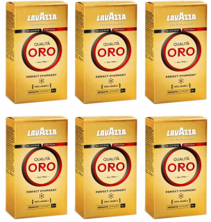 Káva mletá - MLETÁ KÁVA LAVAZZA QUALITA ORO 6 x 250 g
