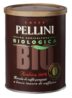 Káva mletá - Mleté kávy Pellini Bio Top 250g 100% Arabica
